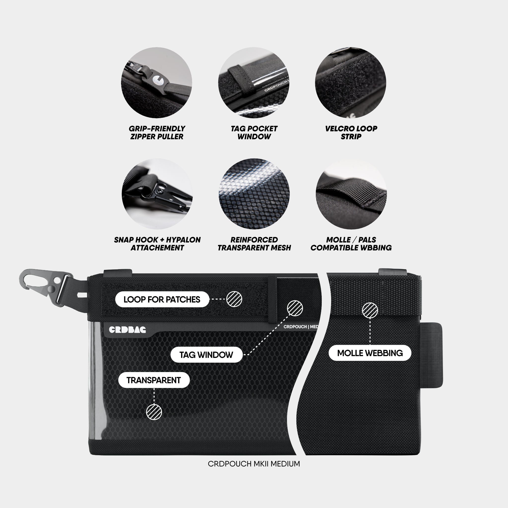 CRDPOUCH Travel Pouch Medium